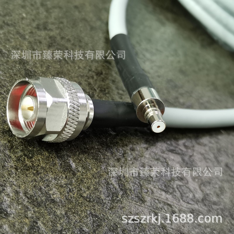 柔软50Ω低损耗同轴电缆组件 医疗设备连接线 大功率医疗传输电缆