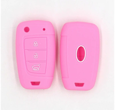 silicone case environmentally friendly soft | Static Rod/Key Bag - pink