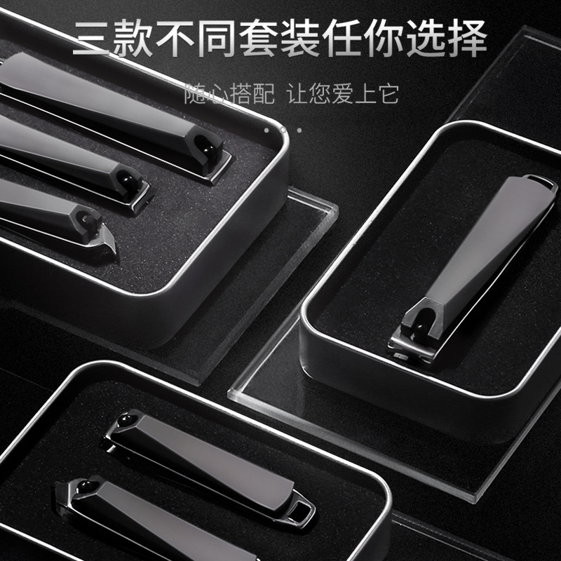 Fabricante en stock de acero inoxidable cortaúñas traje solo cortaúñas