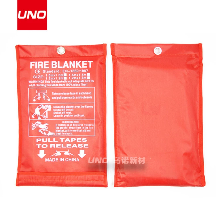 Огнетушащее одеяло из стекловолокна 0,5 мм самоспасательное одеяло пожарное одеяло из термостойкой ткани из стекловолокна пожарное одеяло
