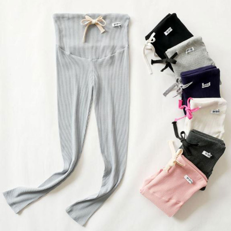 Real shot maternity pants Korean casual Spring and Autumn New pregnant women abdominal pants pants leggings threaded pants maternity clothes Real shot maternity pants Korean casual Spring and Autumn New pregnant women abdominal pants pants leggings threaded pants maternity clothes