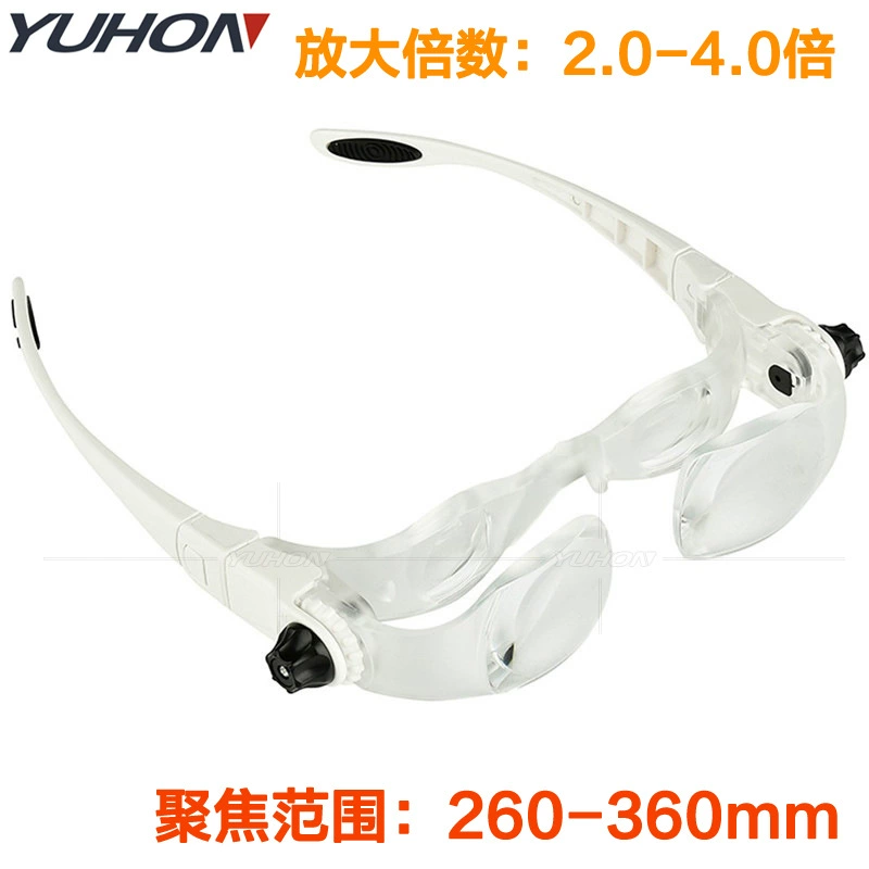 Модернизированные очки на голове для чтения книг, газет, каллиграфии и живописи, увеличительное стекло для мобильного телефона, видео 3D Cinema 360 мм