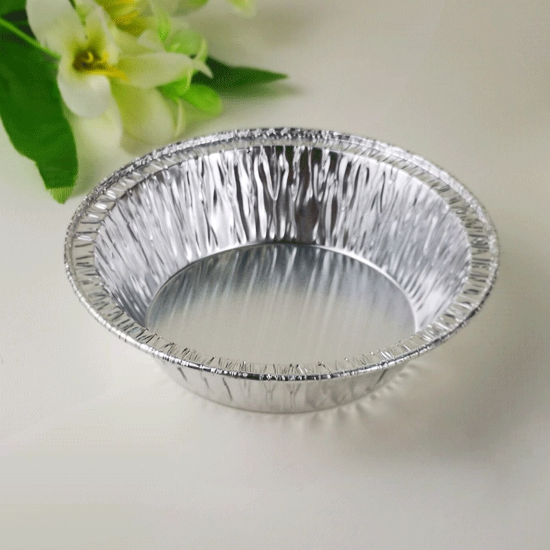 Одноразовая круглая чашка из алюминиевой фольги чашка для яиц торт Оловянная чашка из фольги снег Мэй Ньян блюдо для барбекю Оловянная фольга держатель для десерта коробка