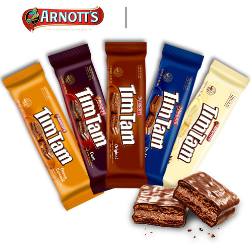 Australia TimTam chocolate sandwich cookies black and white double-layer chocolate Australian Yara snacks