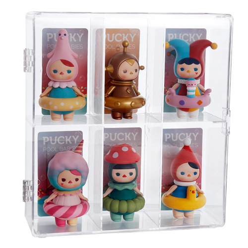 Blind box storage display rack wall hanging popmart dust cover dormitory Molly acrylic display box