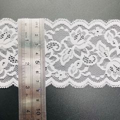 Lace Fashion Small Edge Polyester Spandex Fringe Floral Hem Wedding Headpiece with Lace Edging Available for Factory Wholesale