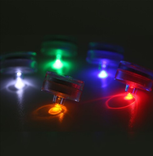 LED waterproof fish tank electronic candle light aquarium party bar wedding colorful building blocks fighting fish tank diving light