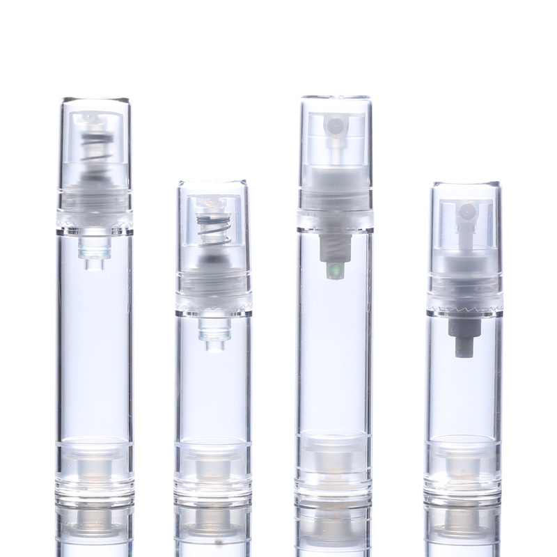 Xumin 5-10ML vacío transparente presionando botella de loción botella de spray de vacío producto de cuidado de la piel muestra de embalaje sub-botella