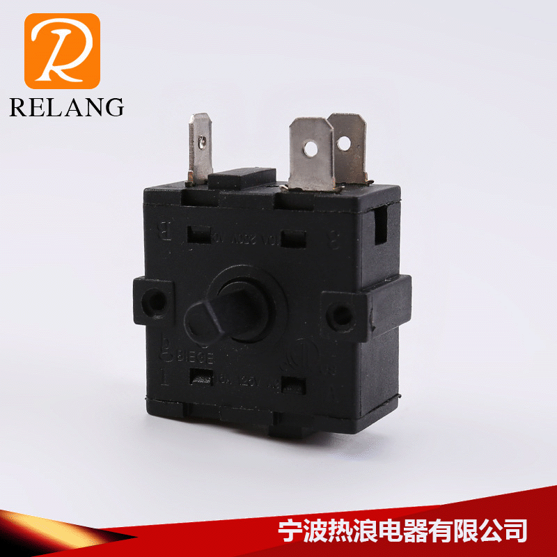 宁波厂家供应三挡旋转开关电暖器开关配件烤箱取暖器开关