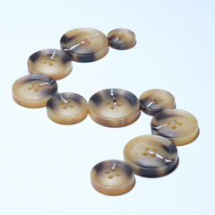 樹脂紐扣廠家批發側開邊圓底啞光樹脂紐扣23mm25mm工裝牛仔褲紐扣