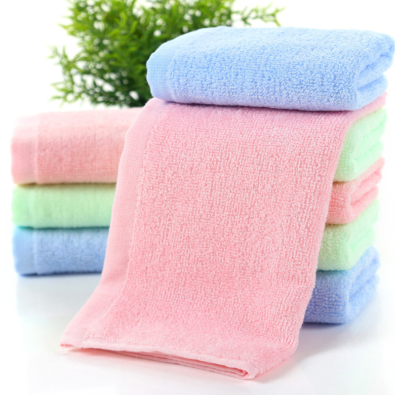 25*50cm bamboo fiber children's towel factory direct children's towel baby kindergarten children's face towel wholesale