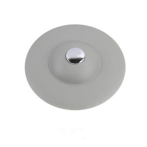 Flying saucer floor drain, bathroom bounce anti-clogging plastic sink filter, kitchen push-type anti-odor closed silicone