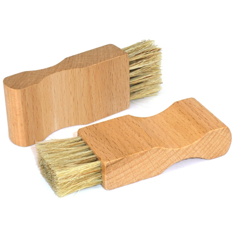 Мини-щетка для обуви полировка воском свинья волос щетка для обуви портативная щетка для обуви зазор плоская щетка для обуви Внешняя торговля щетка для обуви