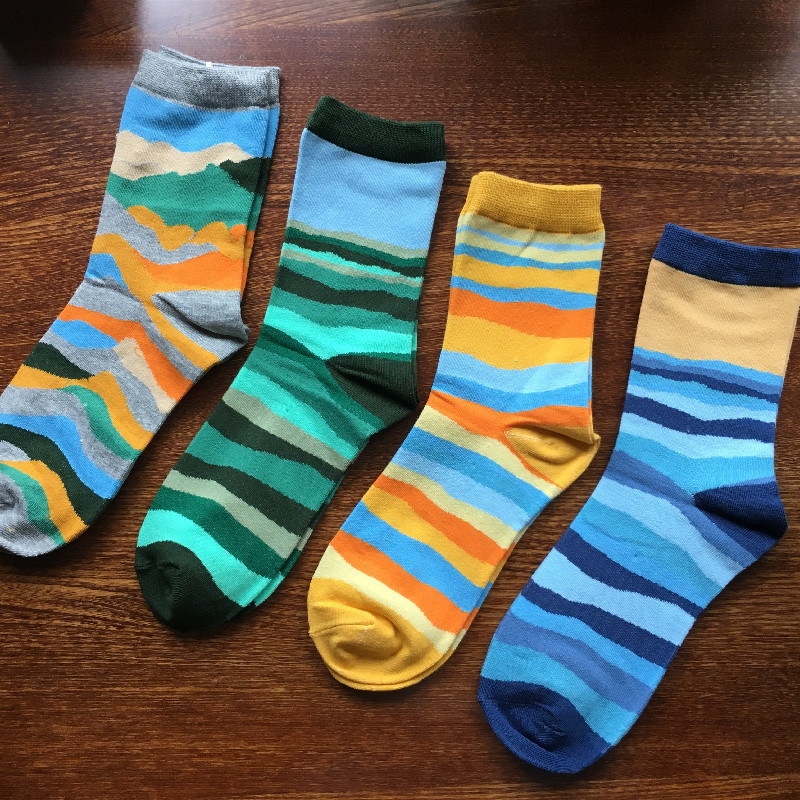 Factory direct sale of men's 200 needle camouflage socks cotton socks spring, summer, autumn and winter foreign trade single wholesale Factory direct sale of men's 200 needle camouflage socks cotton socks spring, summer, autumn and winter foreign trade single wholesale