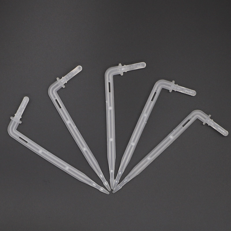 Red en maceta de riego automático de goteo de flecha de combinación de goteo transparente más transparente de tres vías de riego por goteo sin impuestos