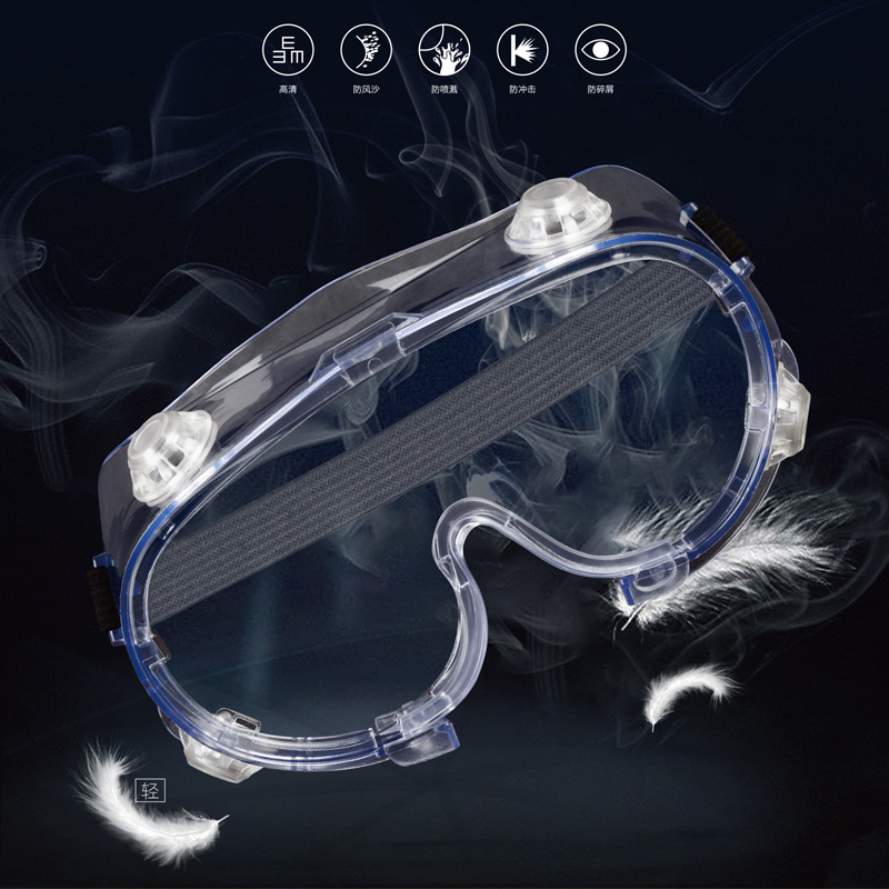 101146 gafas de protección contra el polvo de sellado completo a prueba de viento pulido a prueba de humo gafas de protección contra el polvo industrial máscara para los ojos