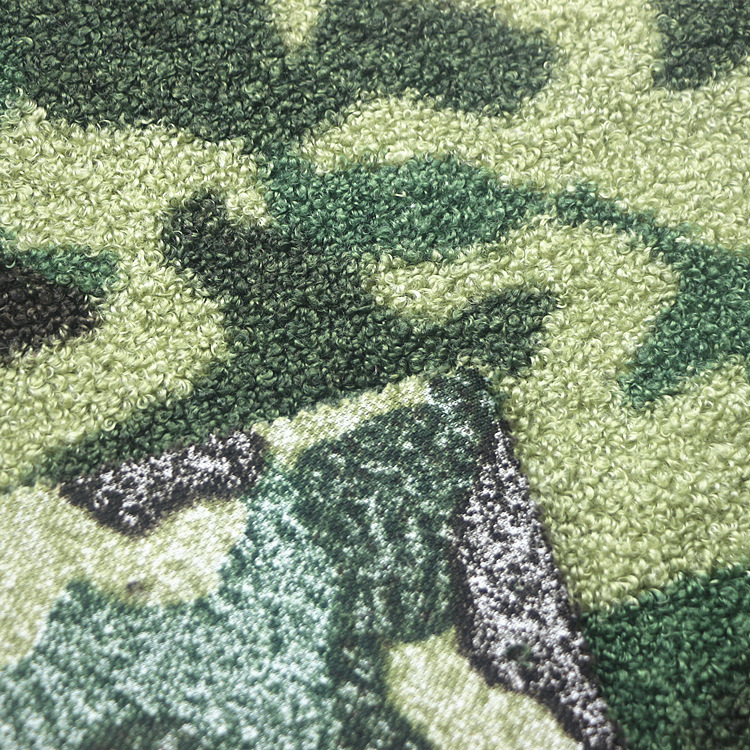 印花泰迪绒布面料全涤针织纬编迷彩格子印花蚂蚁绒羊圈绒泰迪绒布