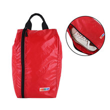 防水夹网料雪鞋包定制 便携牛津布收纳神器 皮膜布鞋子收纳包定制