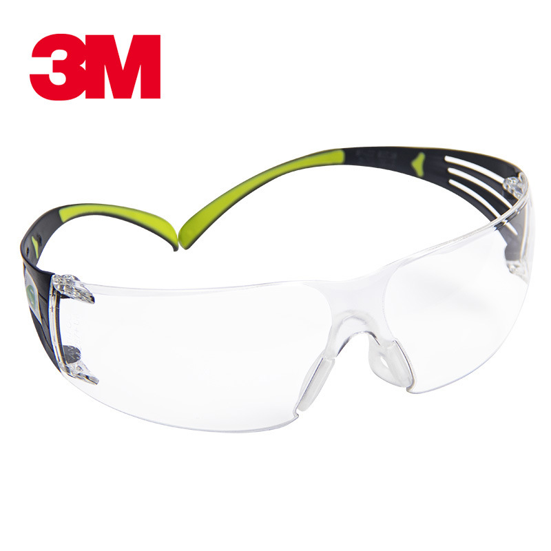 3m SF401防护眼镜打磨防飞溅护目镜男劳保工作防冲击防尘防风眼镜