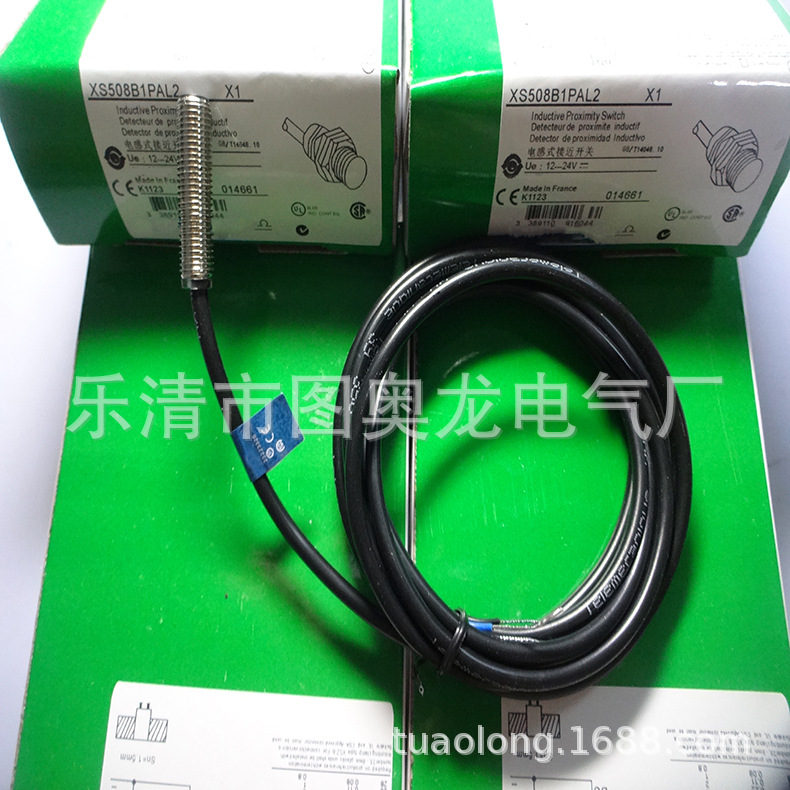 M8 带线 实物全新接近开关XS508B1PAL2 质保一年