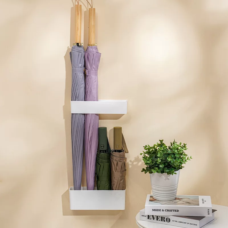 Eimiya Umbrella, Japanese removable storage system with umbrella holder and Velcro