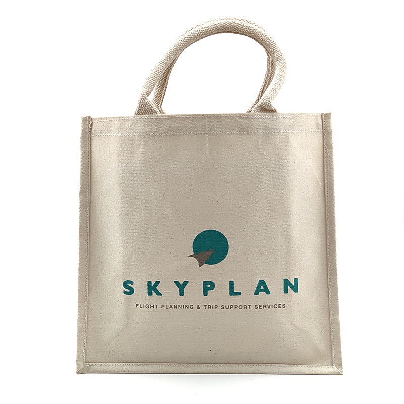 专业购物帆布包 覆膜麻布袋 手提印花棉布礼品收纳帆布袋制作logo