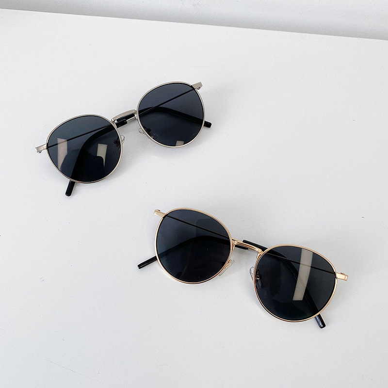 Gafas de sol de moda para niños Dilumi, marco redondo retro para niñas, gafas de sol para bebés unisex