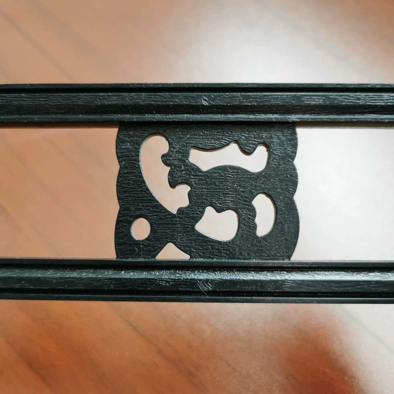 Calligraphy brush rack, 12‑hook hanging pen stand, resin frame with imitation chicken‑wing wood or solid‑wood poles