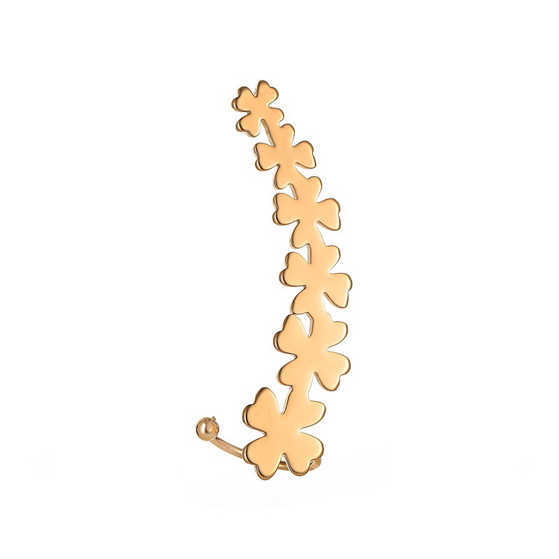 Europe and the United States cross-border new earrings cold wind simple star love ear hanging Street non-mainstream single ear jewelry