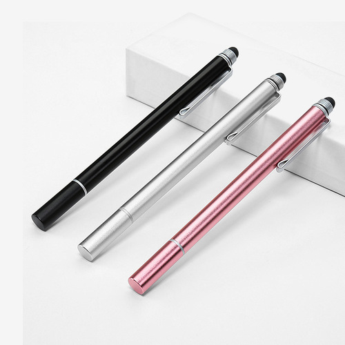 Factory-Sold 2-in-1 Capacitive Pen with Conductive Tip, Transparent Suction Cup, Smooth Writing, and Touchscreen Compatibility for Point-and-Read Devices
