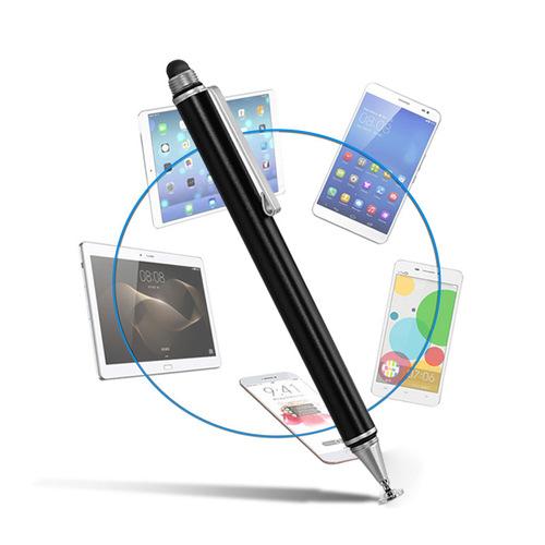 Factory-Sold 2-in-1 Capacitive Pen with Conductive Tip, Transparent Suction Cup, Smooth Writing, and Touchscreen Compatibility for Point-and-Read Devices