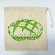 28*33cm亚麻面包袋源头厂家可降解原色纯色棉布收纳袋生产环保