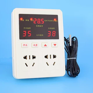 贝龙牌HS-663温度控制器养殖种植大棚排风温度开关2kw保温温控器