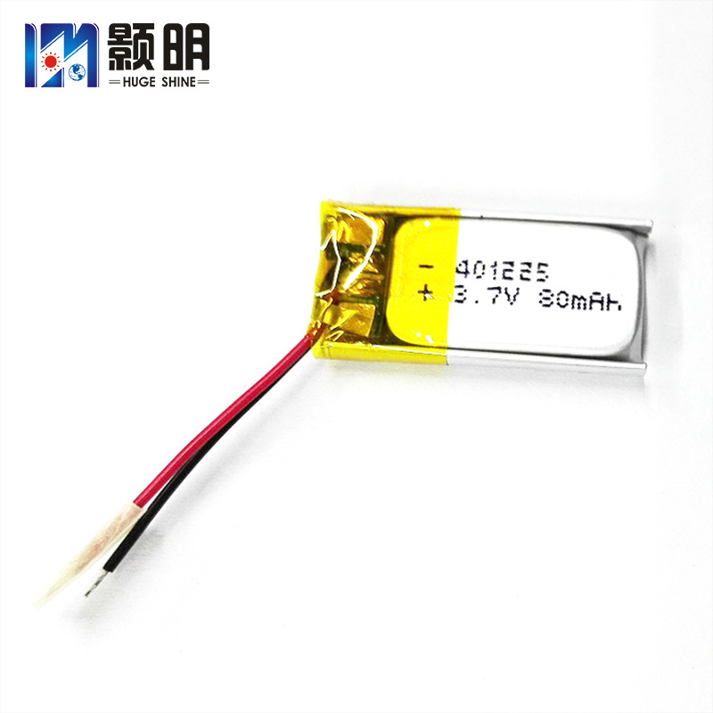 方形锂电池401225软包电池80mah蓝牙音箱电池成人用品聚合物电池