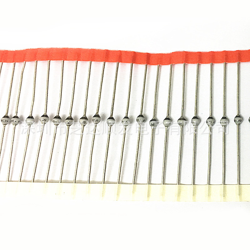 超快恢复钝化玻璃二极管 1N5061-TAP SF1200/1600/4003 SOD-57