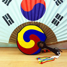 韩国民俗传统太极扇子装饰品扇子校园活动创意礼品礼物纪念品可爱