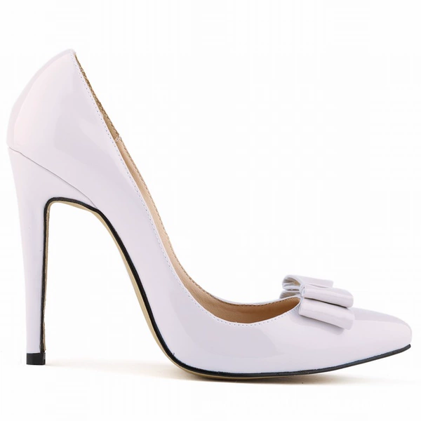 302-19 White patent leather