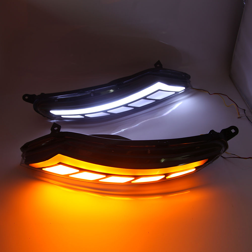 Aplicable a Yige Luz de circulación diurna Xpander luz ceja luz Yige X-Pander Luz de circulación diurna luz LED ceja