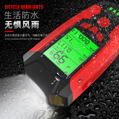 New bicycle wired code watch with horn headlight bicycle headlight wireless code watch with light multi-functional equipment