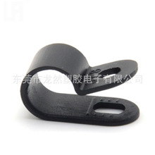 龍然廠家直銷 R型線夾3/8尼龍壓線扣 塑料線卡 電纜固定夾