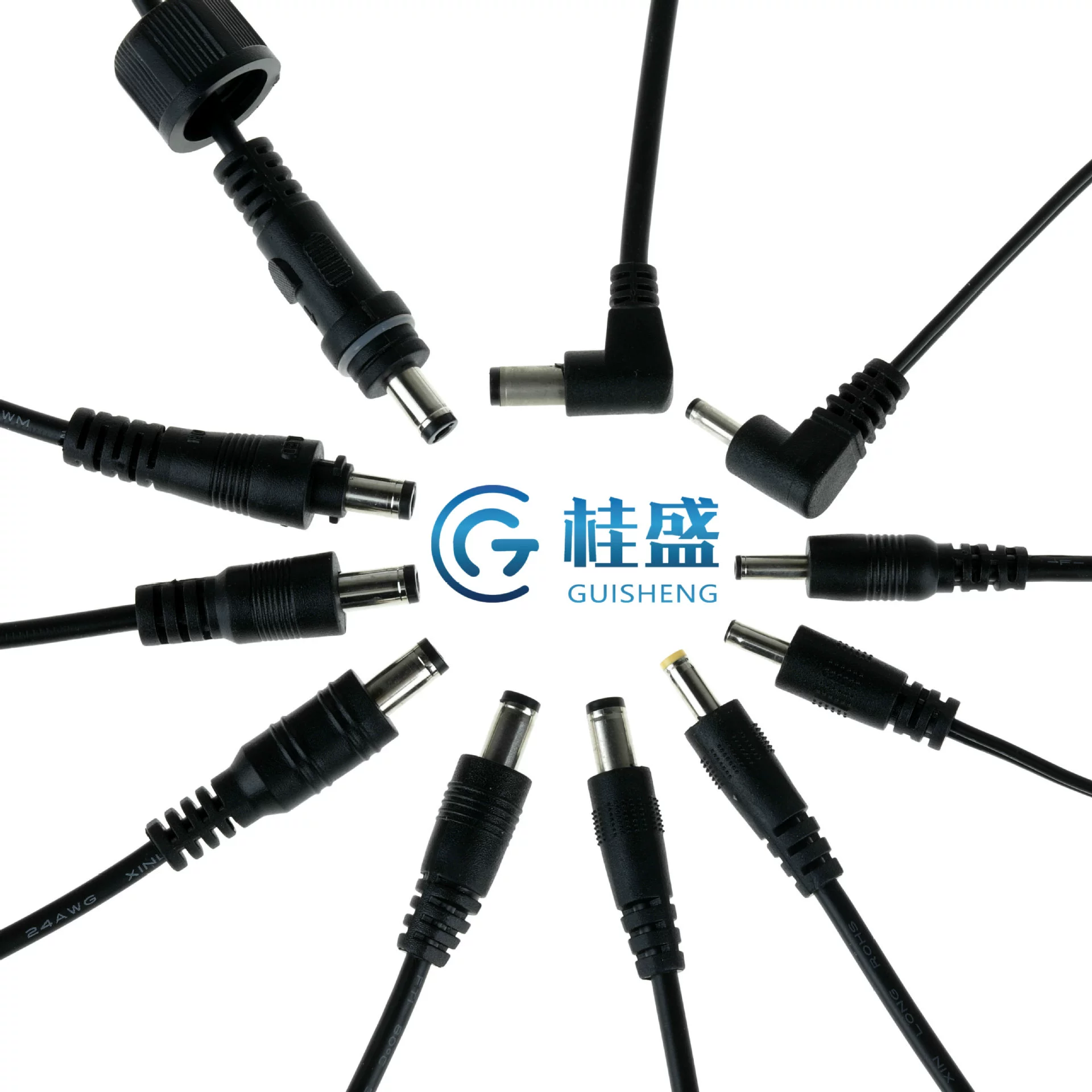 DC, розетка, удлинитель LED, силовой кабель