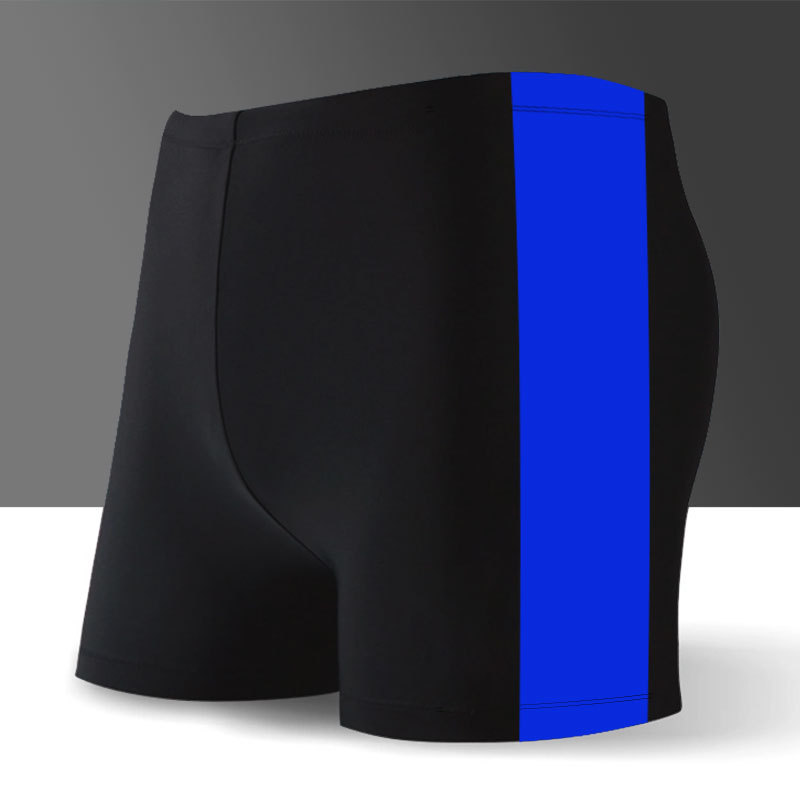 Bañador de hombre de secado rápido suelto de los hombres más tamaño de vacaciones en el mar boxeador de aguas termales bañador extra gordo pantalones cortos anti-vergüenza de los hombres