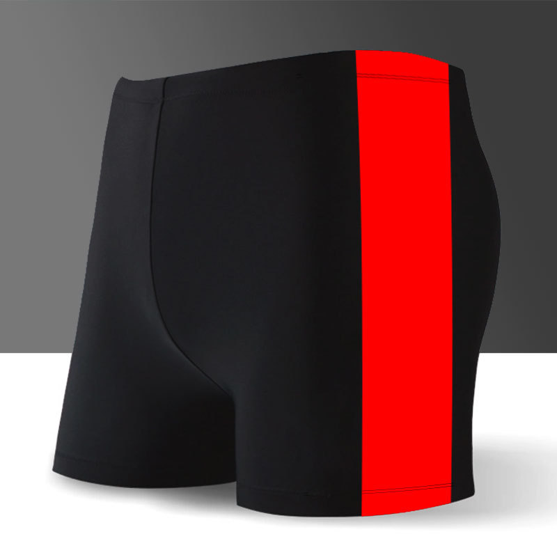 Bañador de hombre de secado rápido suelto de los hombres más tamaño de vacaciones en el mar boxeador de aguas termales bañador extra gordo pantalones cortos anti-vergüenza de los hombres