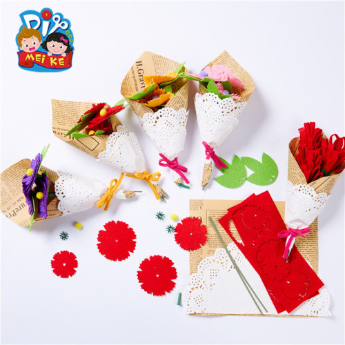 Mother's Day handmade diy bouquet material simulation puzzle bouquet gift scene layout wholesale send to mother