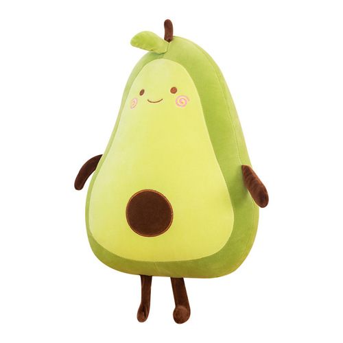 Manufacturer wholesale avocado plush fruit pillow series for girls, soft toys for online celebrities, suitable for sleeping