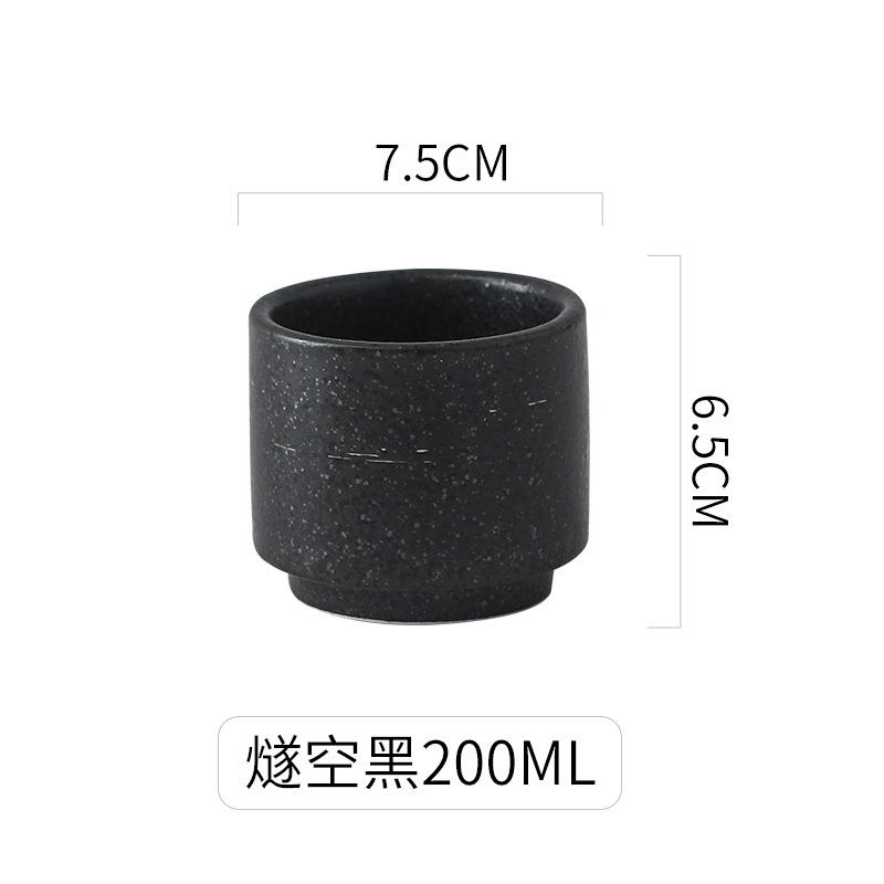 Taza pequeña de cerámica de estilo japonés taza de agua pequeña taza de té de la mañana restaurante Hotel Mesa taza Casa de Té taza de té
