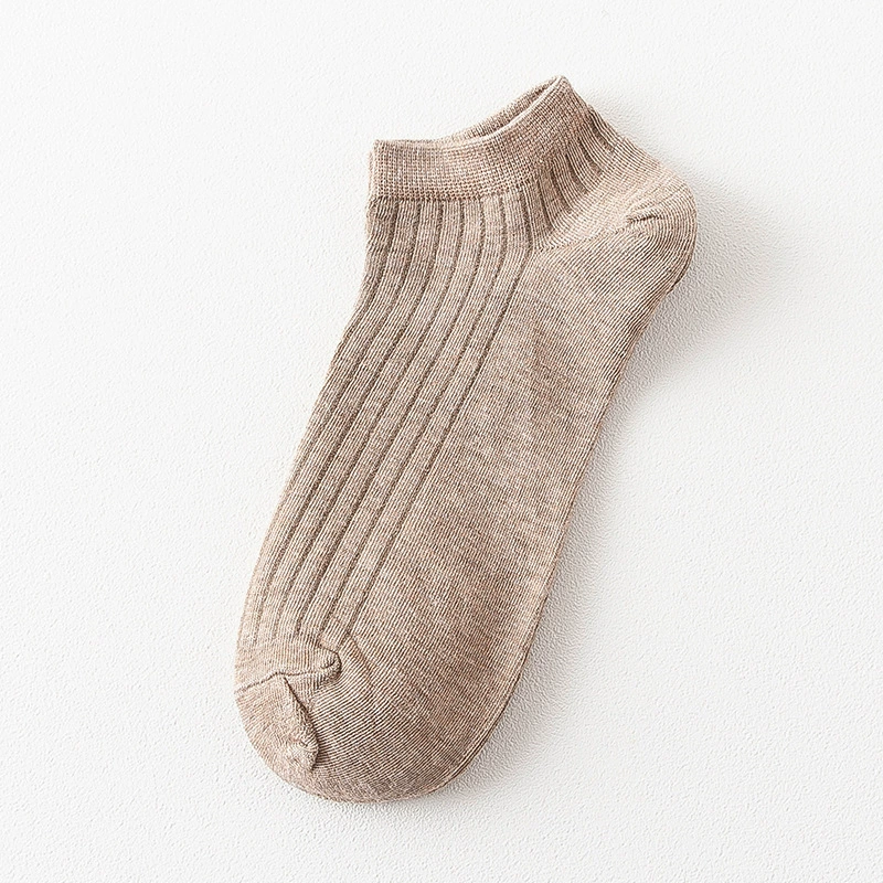 Men's summer low-cut socks, thin breathable, deodorized and sweat-absorbent, one size