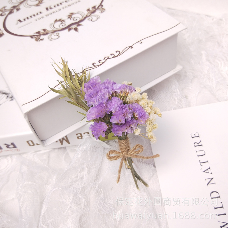 Mini ramo de flores secas, caja de regalo de rosas, decoración de tarjetas, material DIY, accesorios de fotografía, regalos de flores