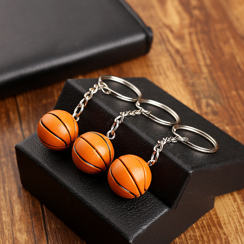 Creative and Practical Small Basketball Keychain Kobe James Curry Accessories Birthday Gift Men's Gift Creative and Practical Small Basketball Keychain Kobe James Curry Accessories Birthday Gift Men's Gift