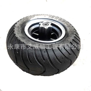 13 inch widened electric scooter vacuum tire 6 inch aluminum wheel hub motor wheel 13x6.50-6 small Harley tire